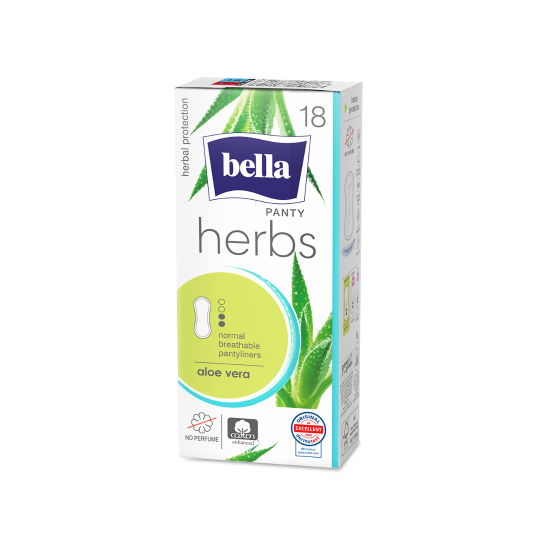 Bella Herbs slipové vložky s aloe vera normal