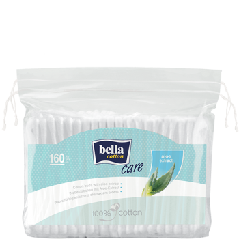 Bella Cotton Care vatové tyčinky s výtažkem z aloe vera